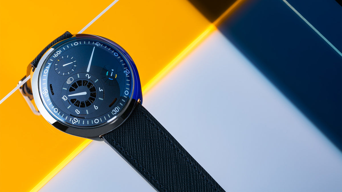 Type Null Watch Buy the Ressence TYPE 2 Night Blue | Innovative Titanium Watch