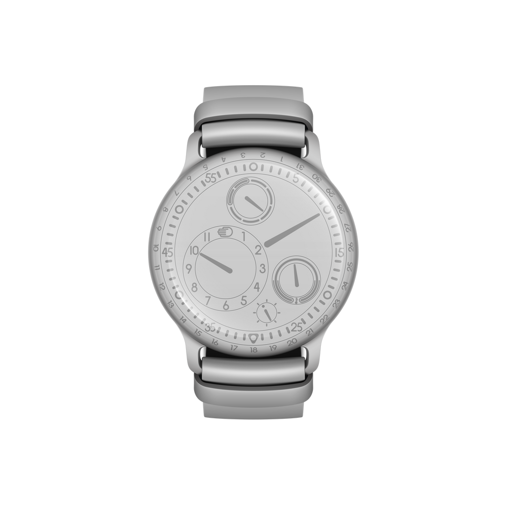 Grey rendering of the Ressence TYPE 3.